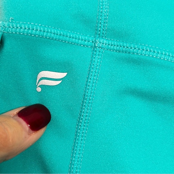 Fabletics Motion 365 Aqua High-waisted Full-Length Leggings w/Pockets Sz M - Picture 11 of 16